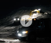 Video of Precision bobcats clearing the snow.